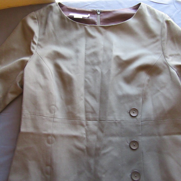 Womens Pendleton Green Wool Dress Sz 14 - Picture 3 of 9